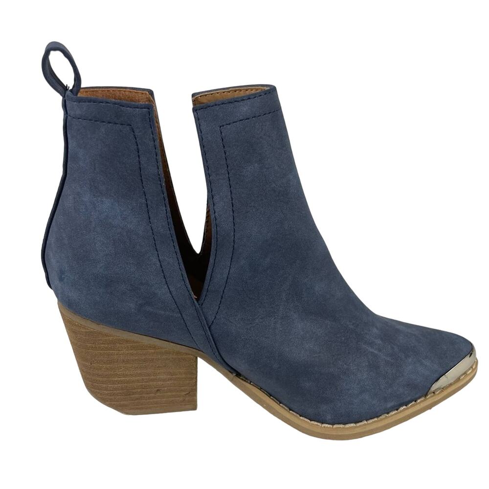 A Rider Girl Blue Ankle Boots Size 7 NWOT
